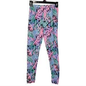 Lilly‎ Pulitzer Girls Leggings or Pajama Pants Size 14 Bring the Mermaid Back